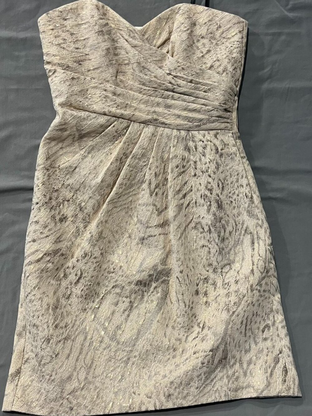 Laundry Shelli Segal Metallic Print Dress size 2